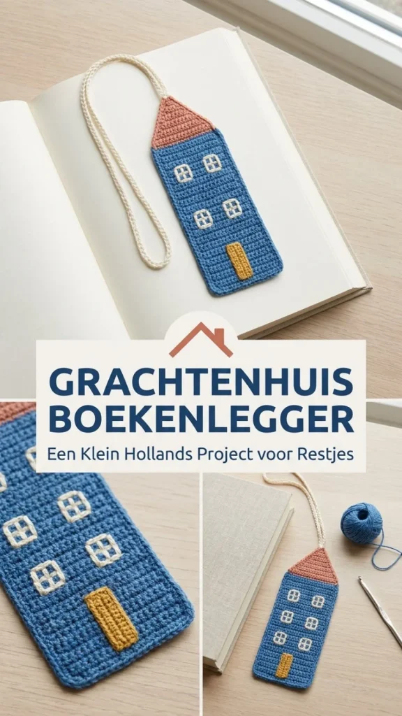 Grachtenhuis Boekenlegger: stijlvolle en unieke boekenlegger voor boekenliefhebbers.