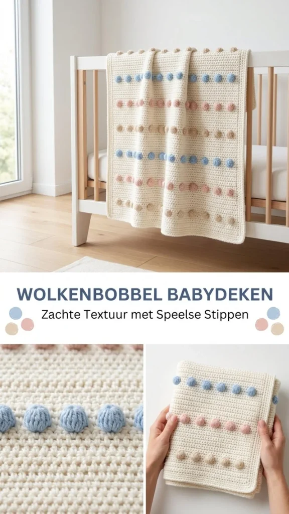 Wolkenbobbel babydeken voor optimale comfort en stijl voor baby's