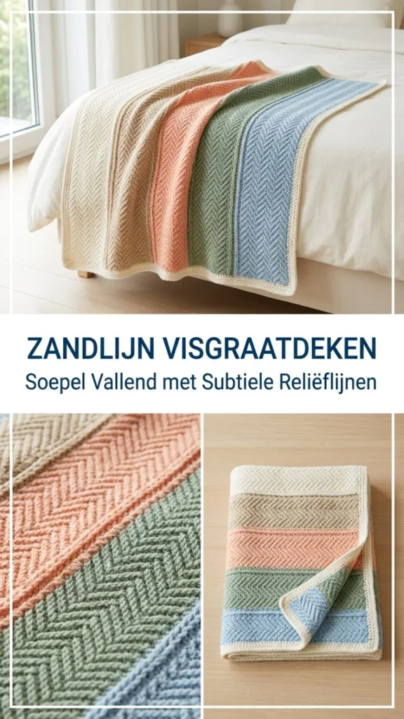 Zandlijn Visgraatdeken in moderne interieur styling
