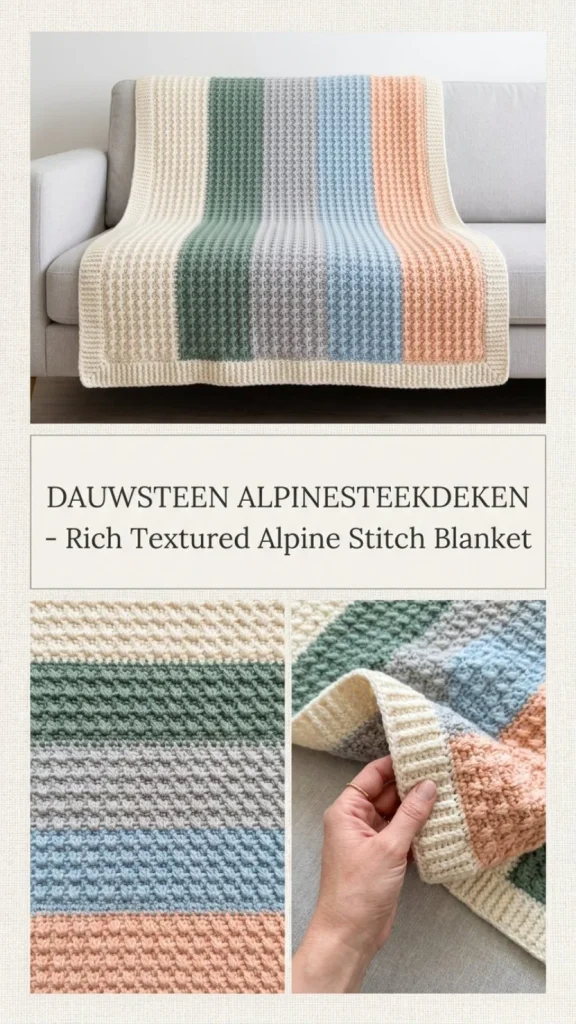 Dauwsteen Alpinesteekdeken voor ultiem comfort in de natuur
