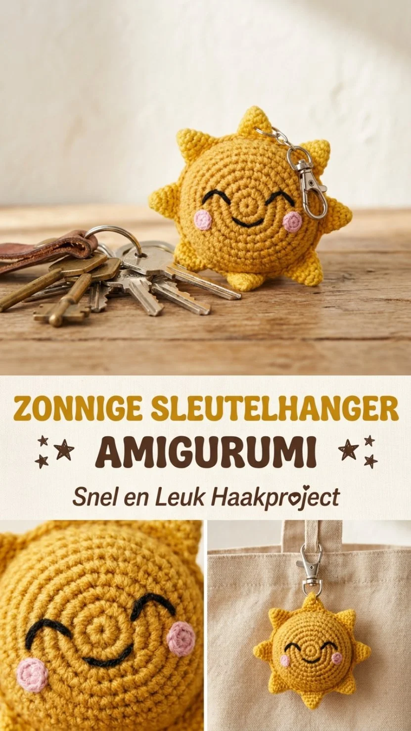 Zonnesleutelhanger haken voor het maken van unieke sleutelhangers.
