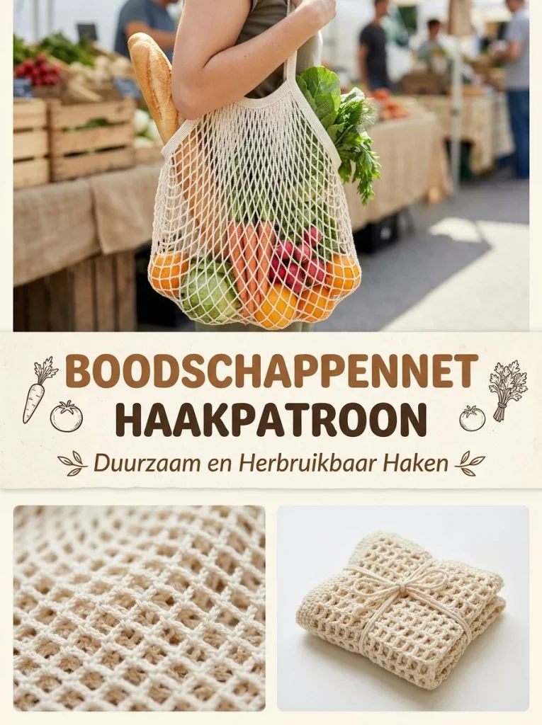 Boodschappennet Haken voor een duurzame en herbruikbare boodschappenervaring.