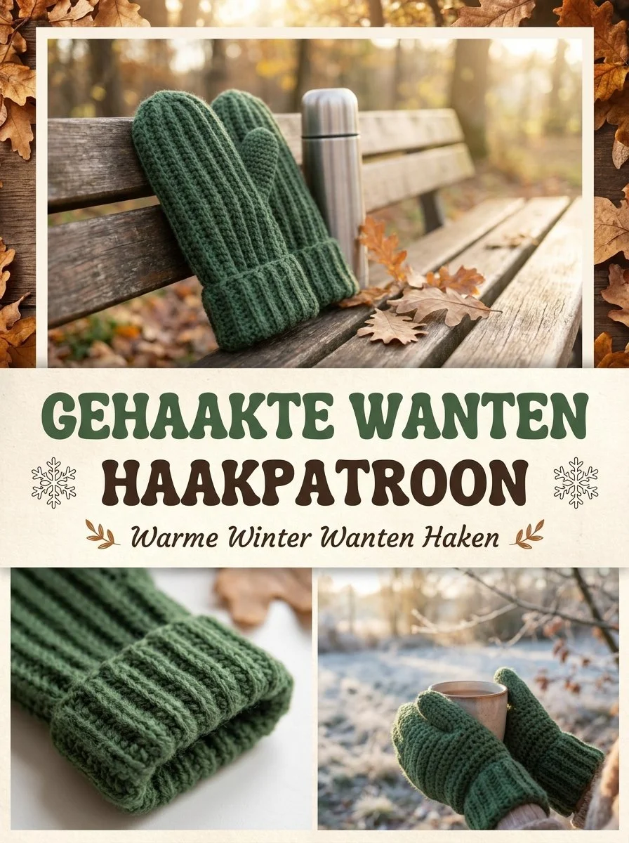 Gehaakte wanten voor warme winterdagen, perfecte handgemaakte accessoires.