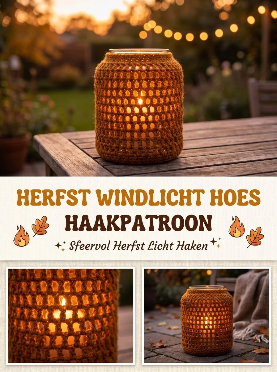 Sfeervol Herfst Windlicht met Haken voor een gezellige herfstdecoratie