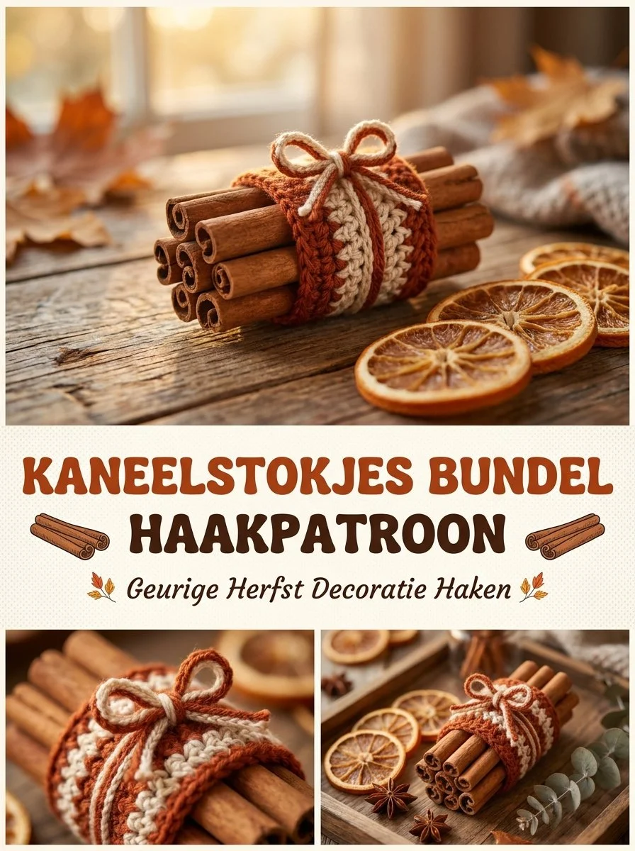 Kaneelstokjes bundel decoratie haken voor herfstdecoratie