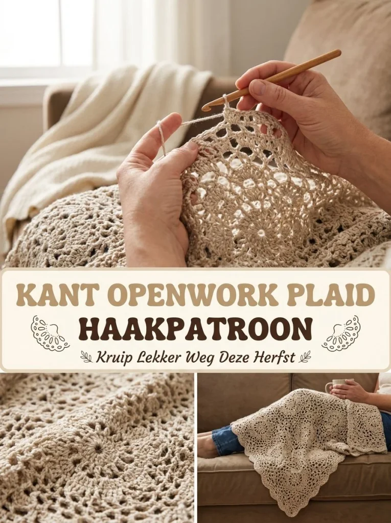 Kant Openwork Plaid Haken voor een gezellige herfst