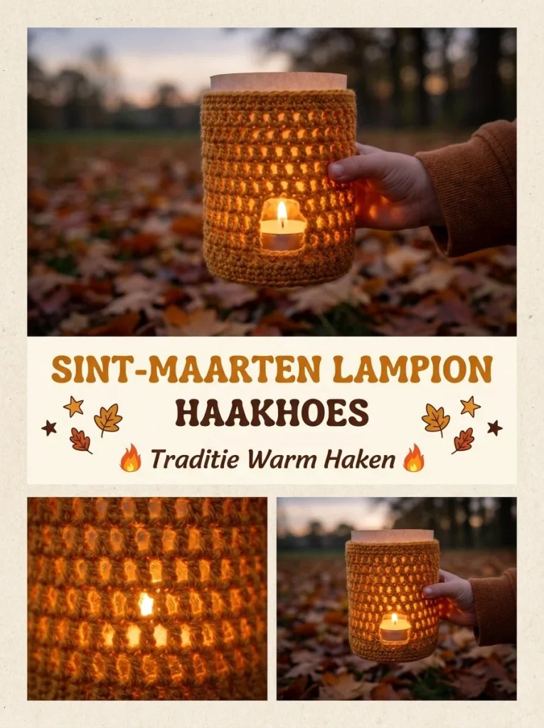Sint-Maarten lampion hoes haken voor traditionele vieringen